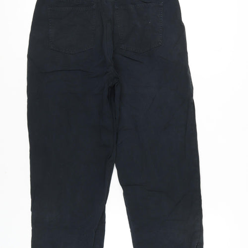 Talbots Women's Black Cotton Trousers Size 10