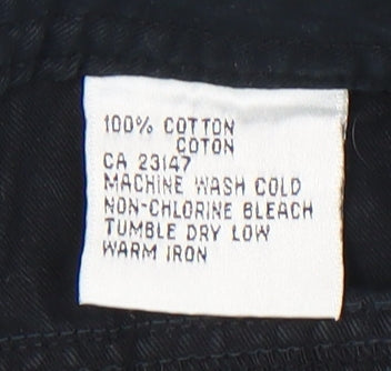 Talbots Women's Black Cotton Trousers Size 10