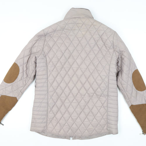 Søs Jensen Women's Beige Quilted Jacket L