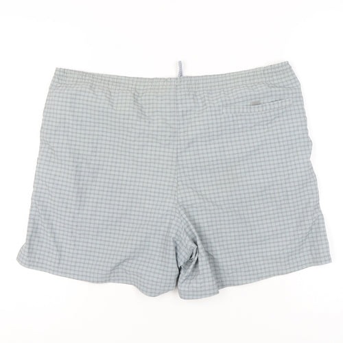 Patrick Men's Grey Check Swim Shorts L