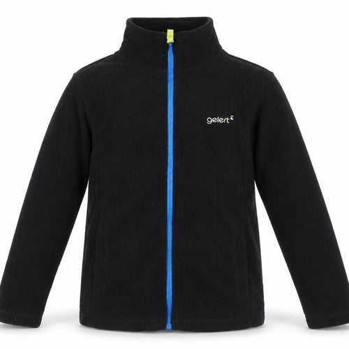 Gelert Boys' Black Fleece Jacket, Size 9-10, Full Zip Casual