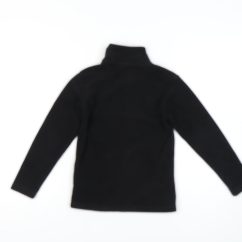 Gelert Boys' Black Fleece Jacket, Size 9-10, Full Zip Casual