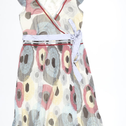 Fever Women's Multicoloured Wrap Dress Size 10