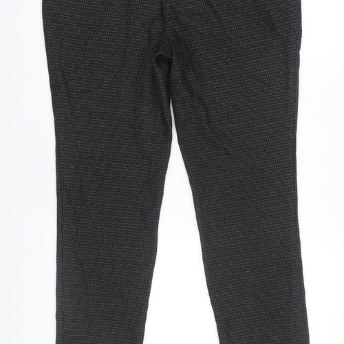 Next Women's Black Trousers Size 14 Long Tailored