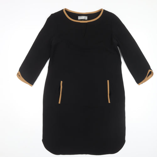 Wallis Women's Black Shift Dress Size 10