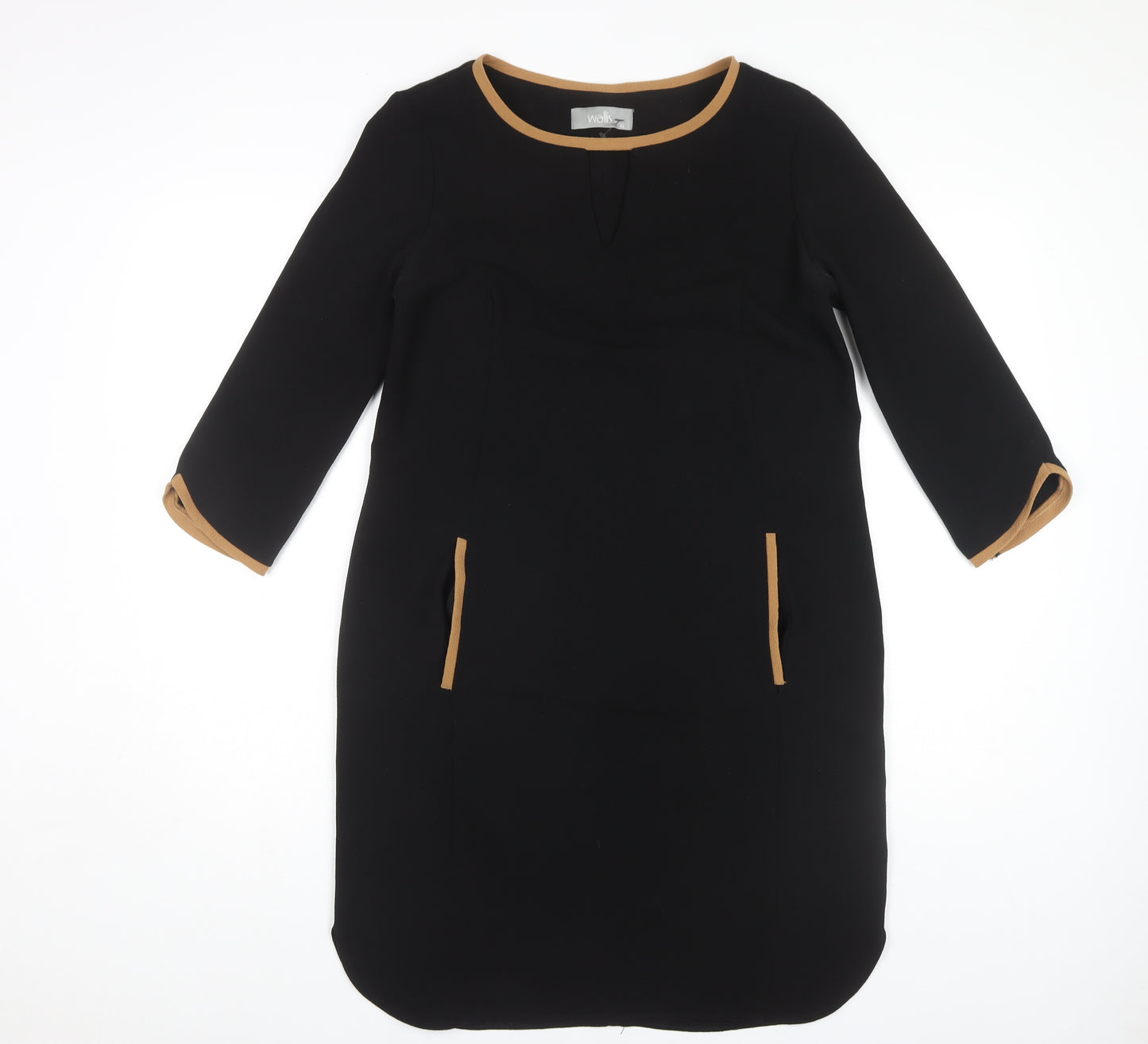 Wallis Women's Black Shift Dress Size 10