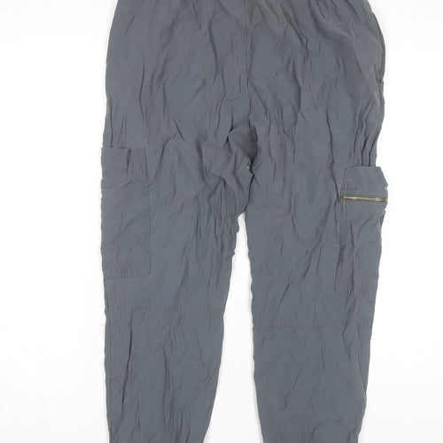 Marks and Spencer Women's Grey Jogger Trousers - Size 16