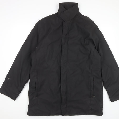 Foxhole Men's Black XL Mid-Length PVC Jacket