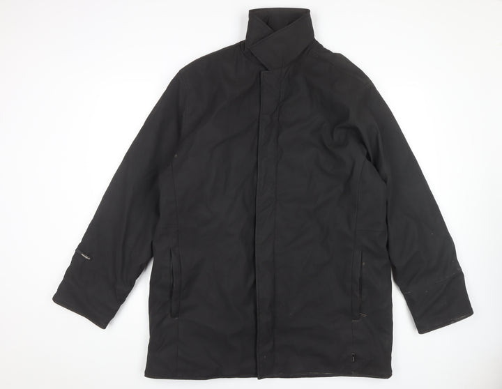 Foxhole Men's Black XL Mid-Length PVC Jacket