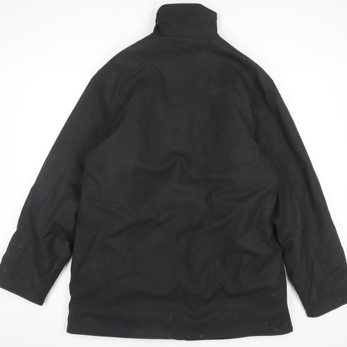 Foxhole Men's Black XL Mid-Length PVC Jacket