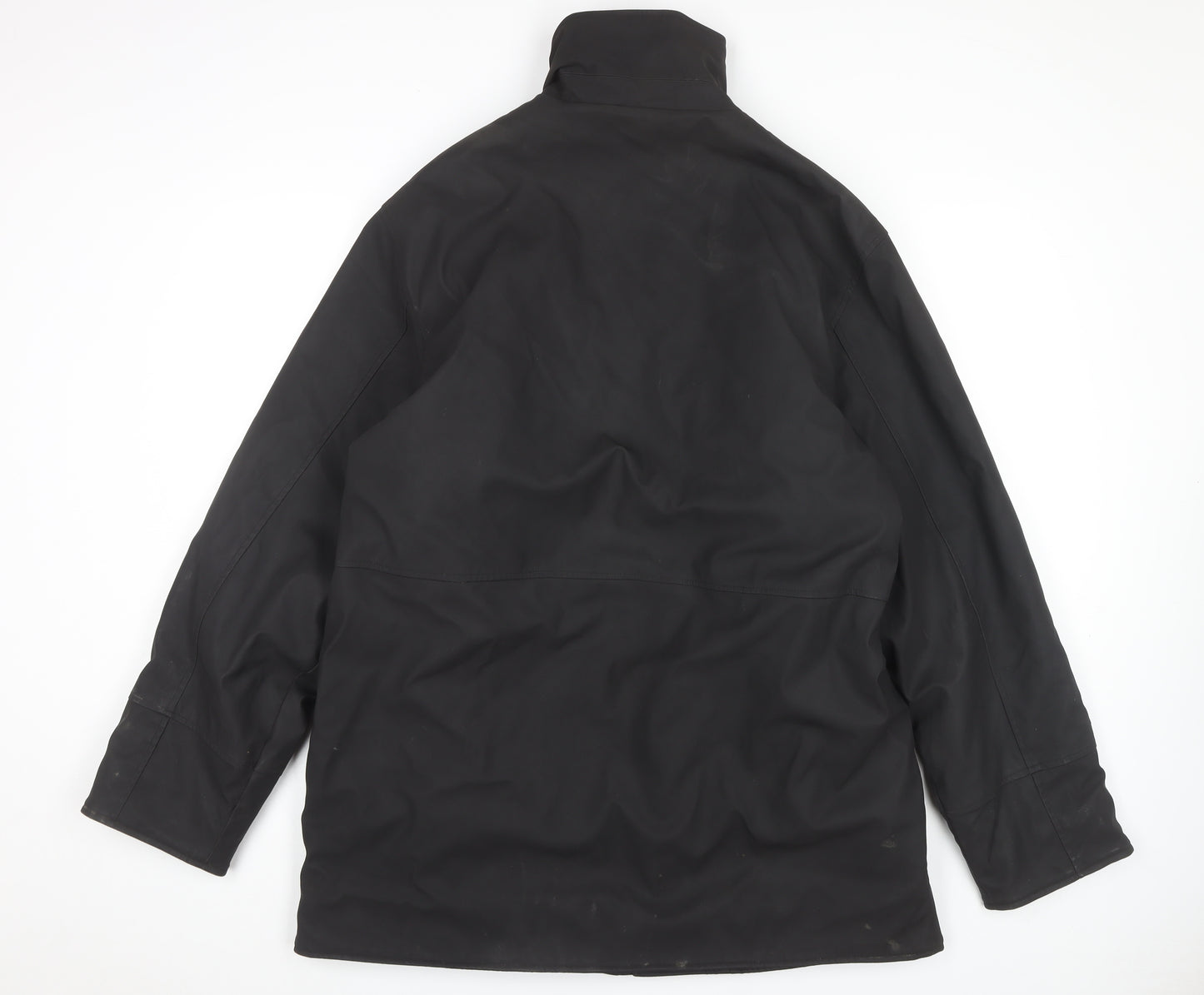 Foxhole Men's Black XL Mid-Length PVC Jacket
