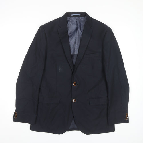 Marks and Spencer Men's Navy Blazer 40R Cotton