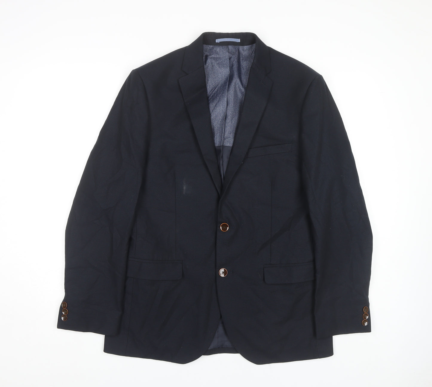 Marks and Spencer Men's Navy Blazer 40R Cotton