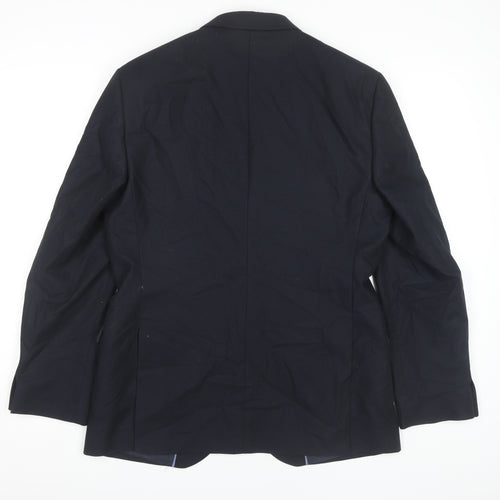 Marks and Spencer Men's Navy Blazer 40R Cotton