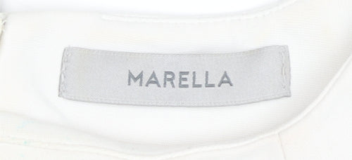 Marella Women's Black Colourblock Shift Dress Size 12