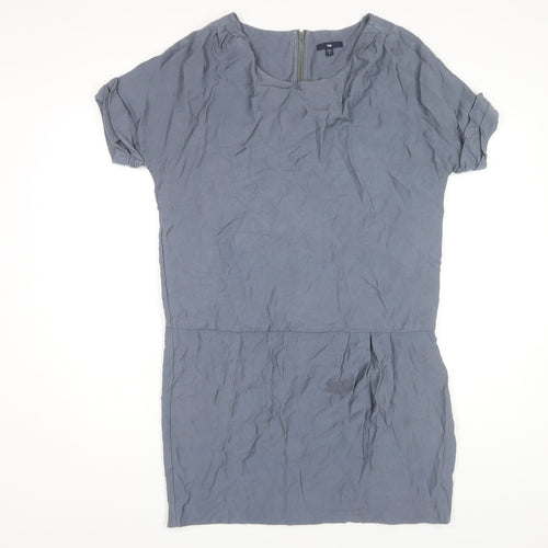 Gap Women's Blue Dress S Short Sleeve Woven
