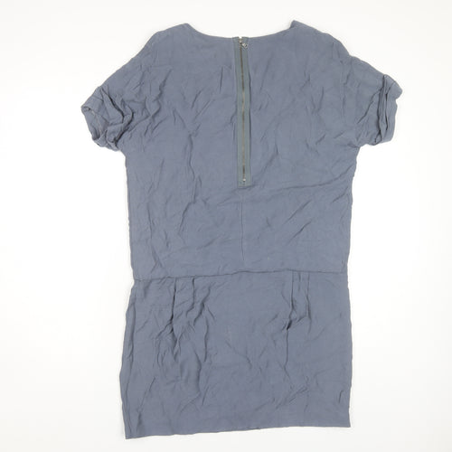 Gap Women's Blue Dress S Short Sleeve Woven