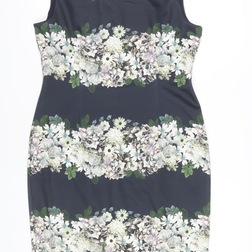 Phase Eight Women Floral Sheath Dress Multicoloured Size 16