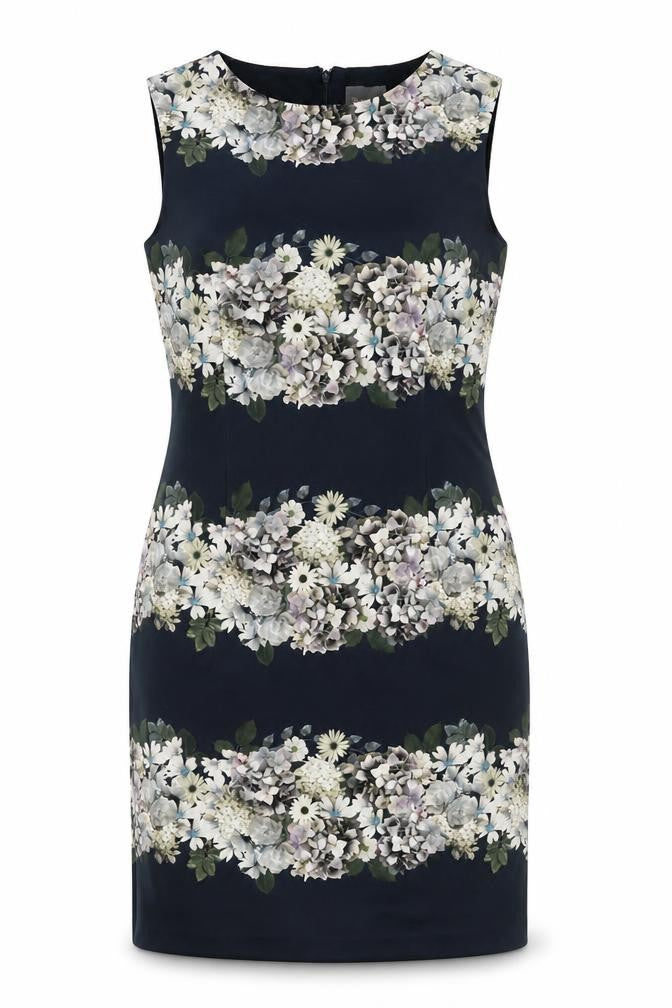 Front view of Phase Eight Women Floral Sheath Dress Multicoloured, size 16