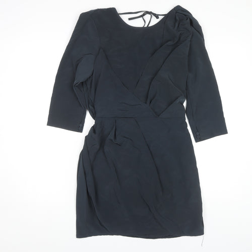ASOS Women's Black Dress, Size 12, Scoop Neck