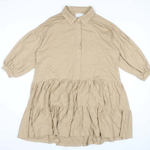 ASOS DESIGN Beige 8 A-Line Women's Casual Dress