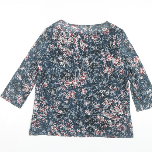 Honor Millburn Women's Floral Blouse, Size 12, Multicoloured