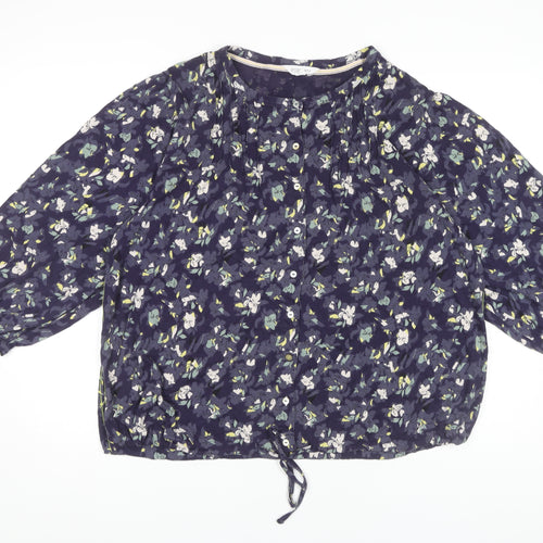White Stuff Women's Multicoloured Floral Blouse, Size 20
