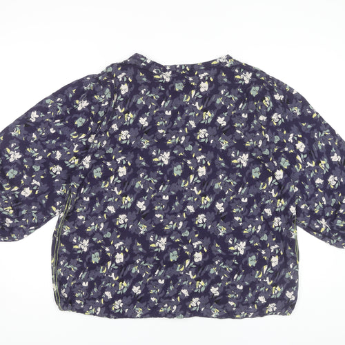 White Stuff Women's Multicoloured Floral Blouse, Size 20
