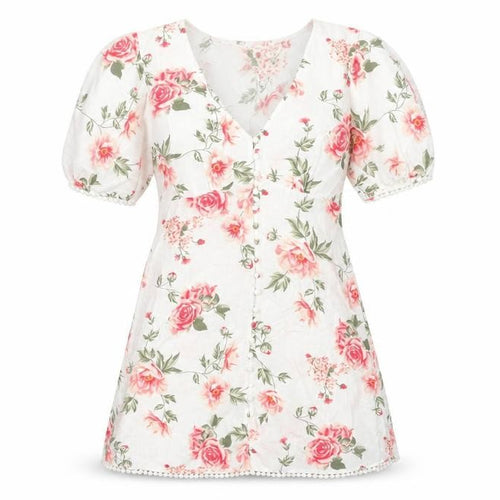 Zara Women's Multicoloured Floral Casual Dress XS