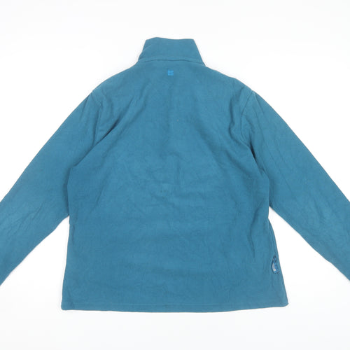 Mountain Warehouse Women's Blue Fleece Sweatshirt, Size 14