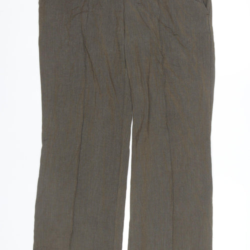 Next Women's Brown Straight Trousers Size 18