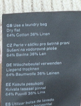 Weekday Women's Pink Striped Knit Pullover Jumper L