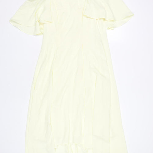 Coast Women's Yellow Off Shoulder Midi Dress