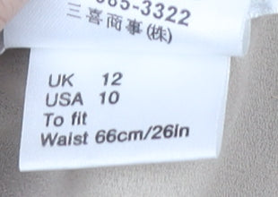 Jaeger Women's Brown Check Midi Skirt Size 12