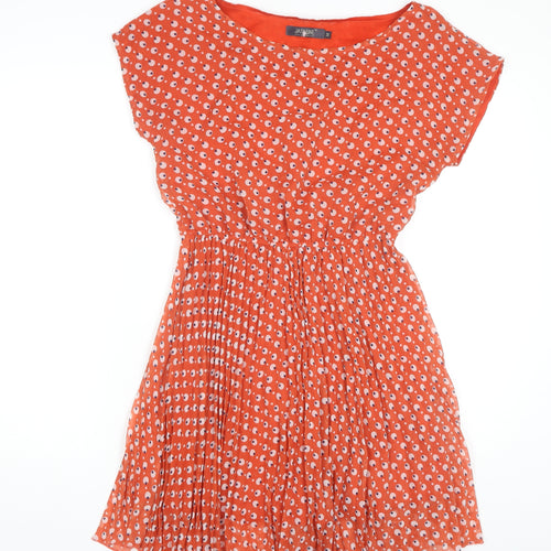 Jasmine London Red Polka Dot Shift Dress M Women's Casual