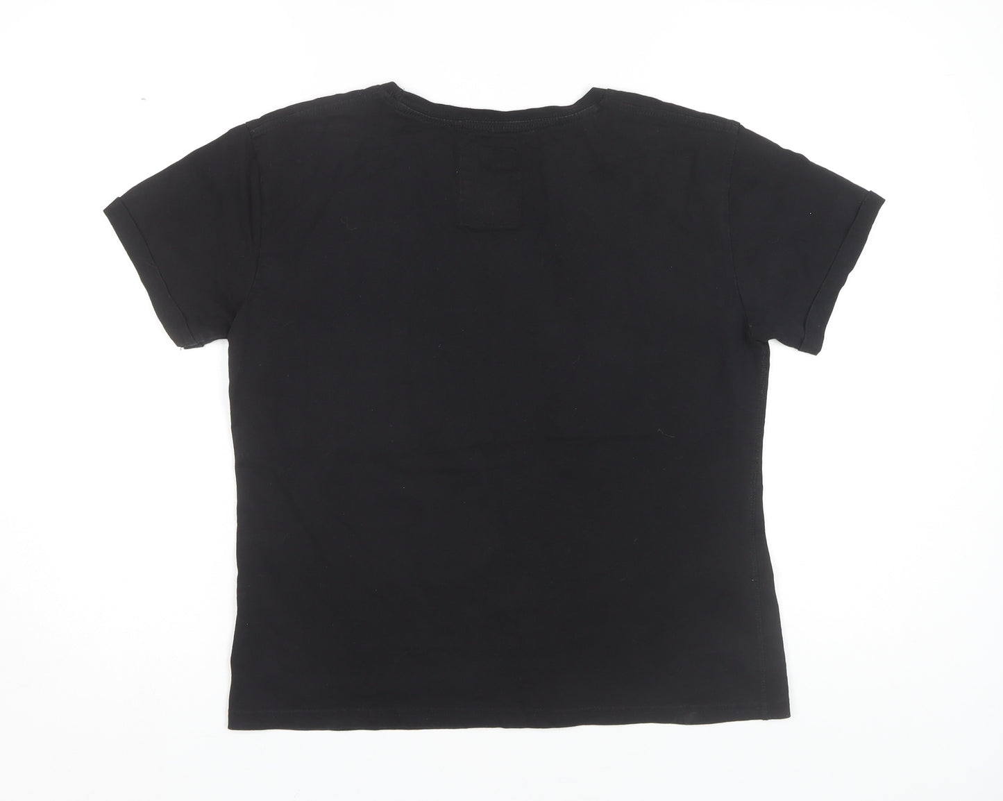 Superdry Women's Black Medium T-Shirt - Classic Casual