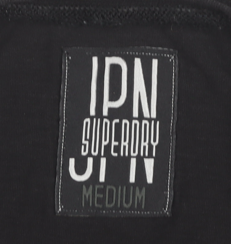 Superdry Women's Black Medium T-Shirt - Classic Casual