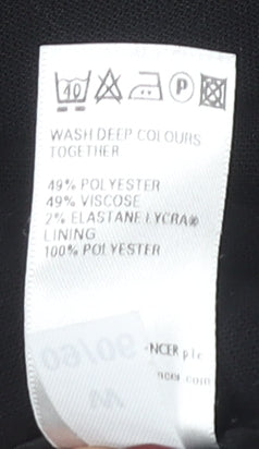 Marks and Spencer Women's Black Trousers Size 12
