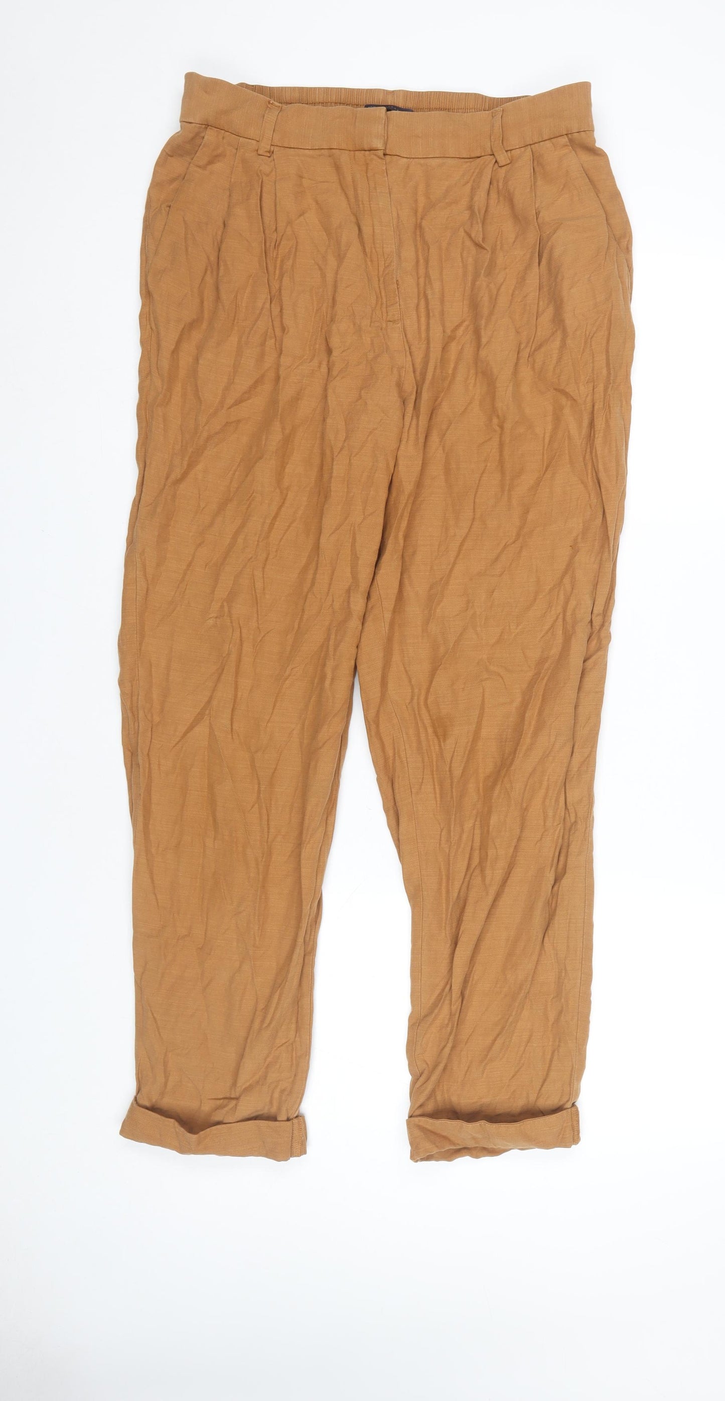 Marks and Spencer Women's Brown Trousers Size 14