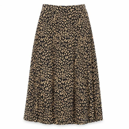 Marks and Spencer Women's Black Animal Print Skirt Size 8