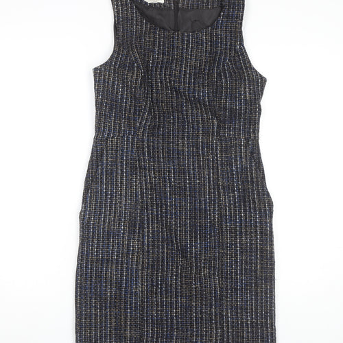 Monsoon Womens Blue Knee Length Pencil Dress Size 10