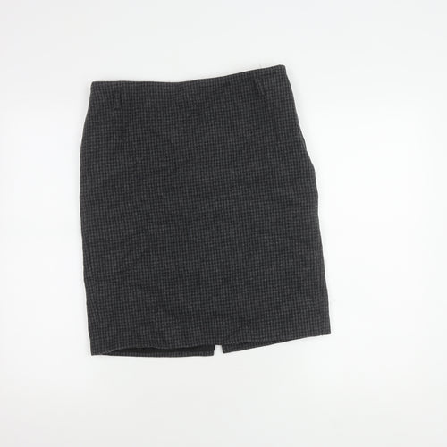 MNG Women's Black Knee Length Pencil Skirt Size 10
