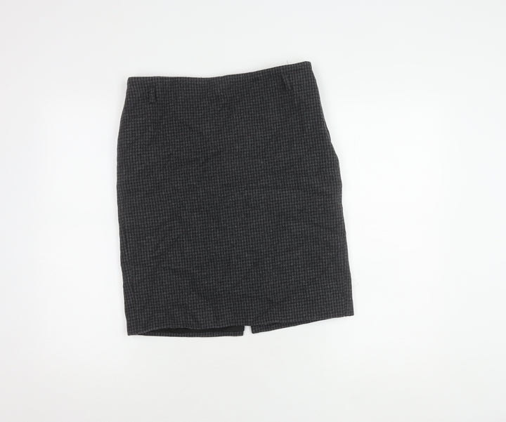 MNG Women's Black Knee Length Pencil Skirt Size 10