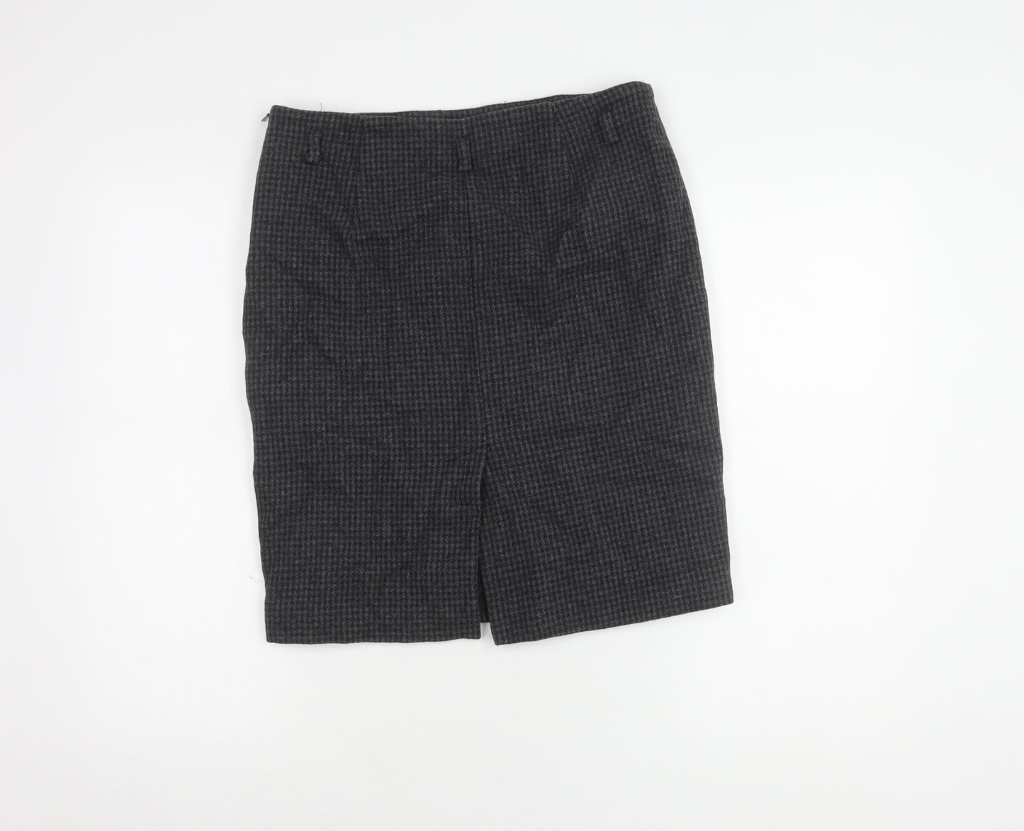 MNG Women's Black Knee Length Pencil Skirt Size 10