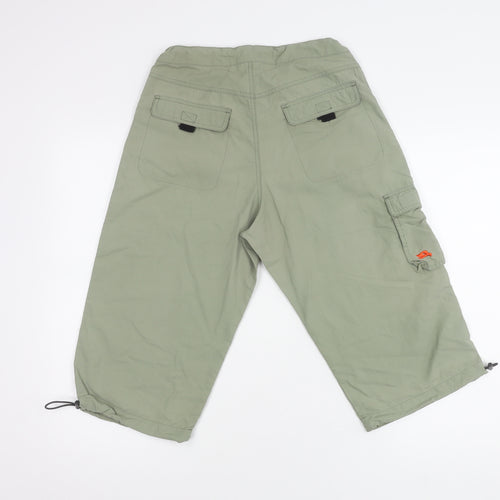 Hawk Boys Green Cargo Shorts 14 Years Skateboarding