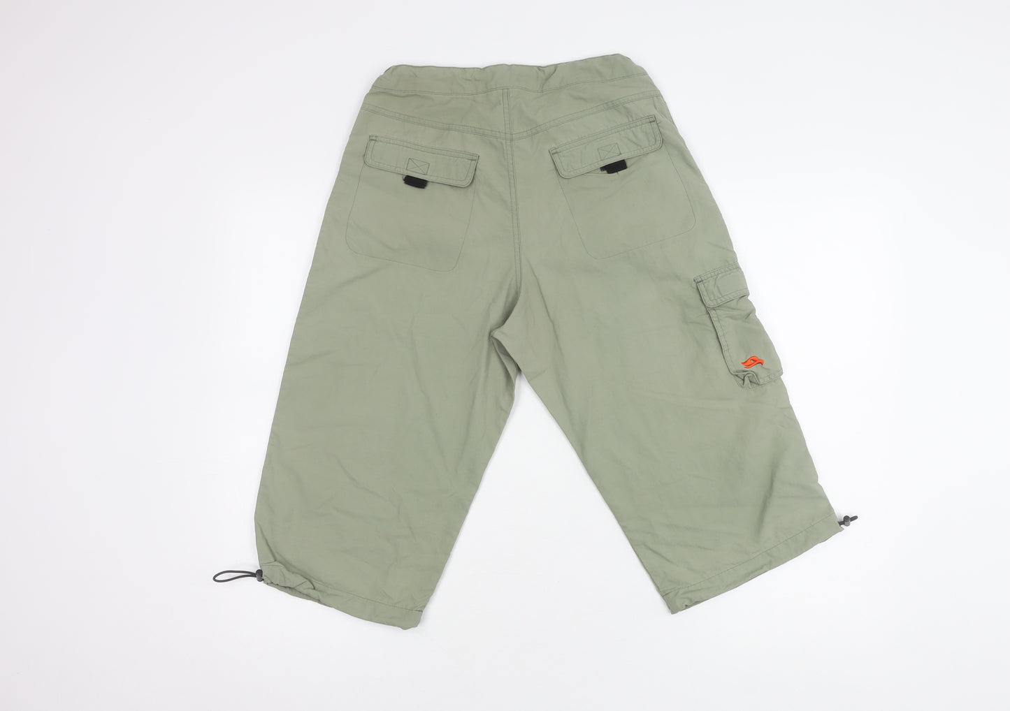 Hawk Boys Green Cargo Shorts 14 Years Skateboarding