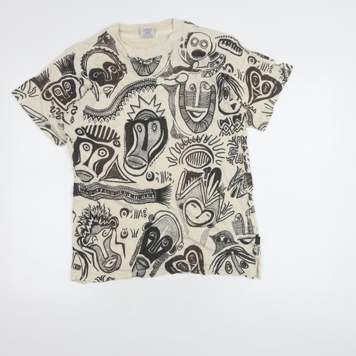 Natural Hemp Beige Art T-Shirt for Unisex Adults