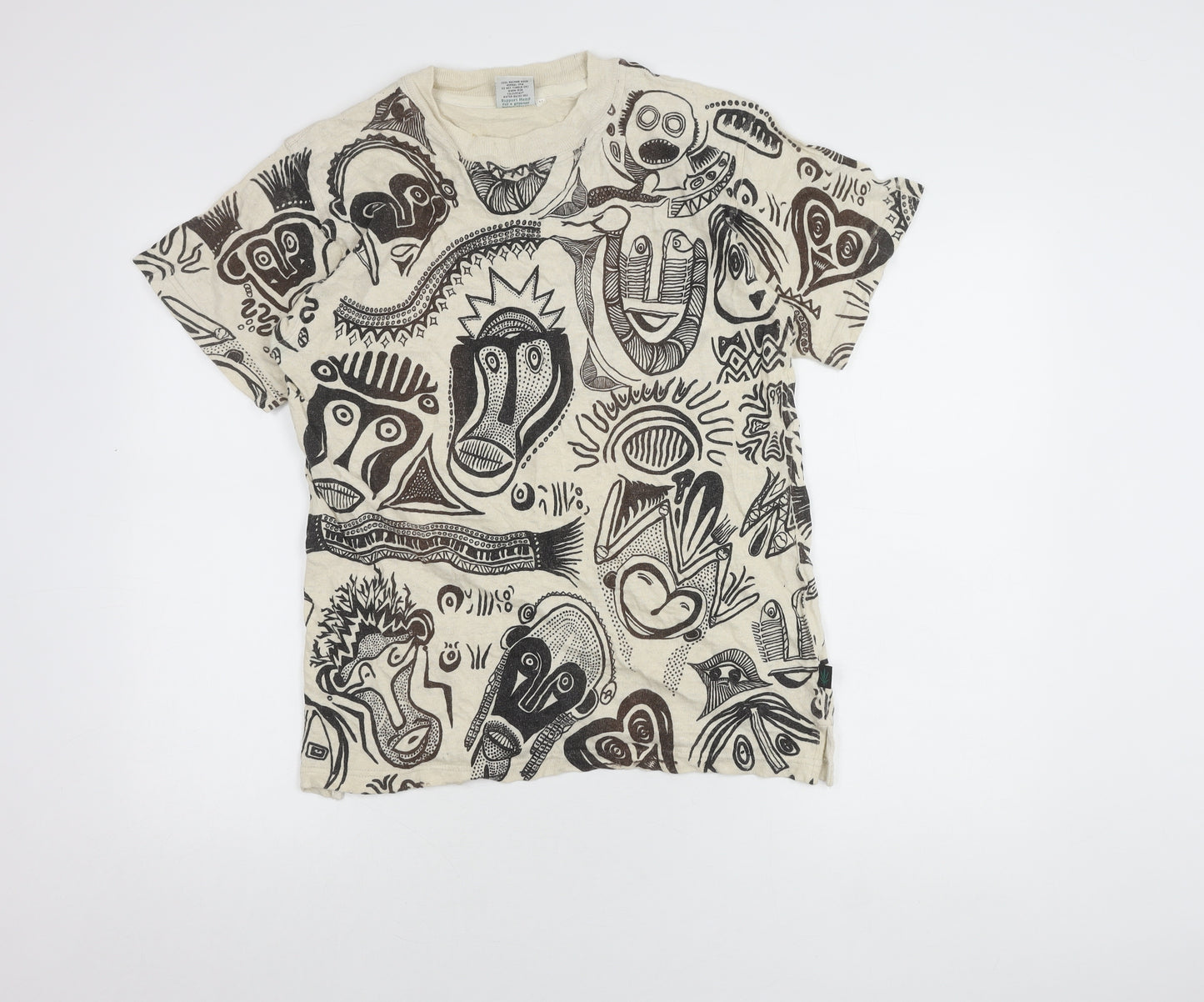 Natural Hemp Beige Art T-Shirt for Unisex Adults