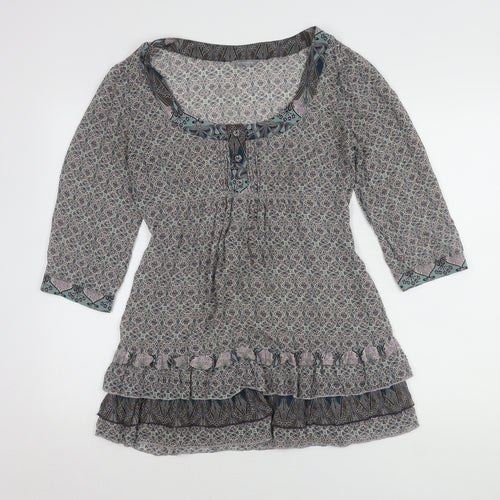 Marks and Spencer Women's Multicoloured Tunic - Size 10