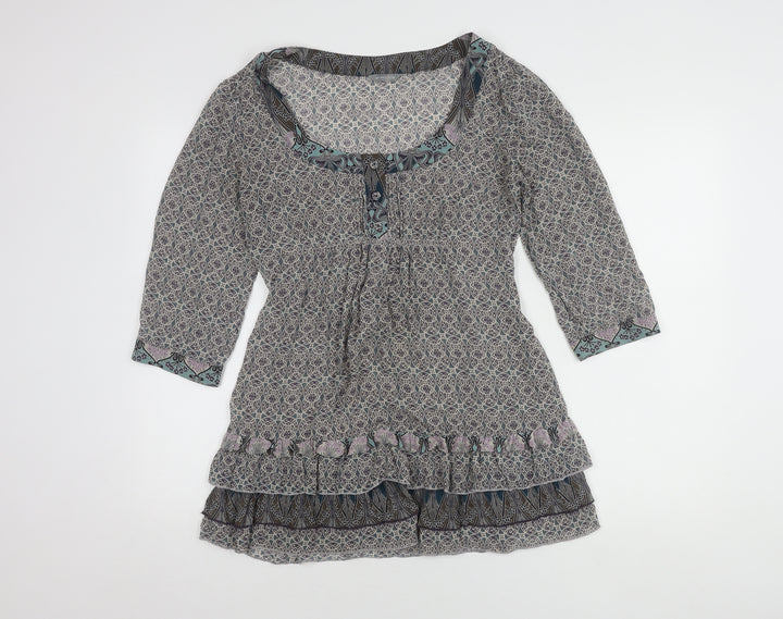 Marks and Spencer Women's Multicoloured Tunic - Size 10